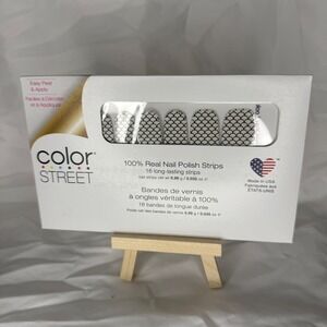 Color Street Mermaid You Look Nail Polish Strips Black White Mermaid Scales